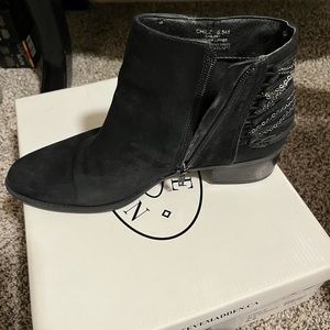 Black ankle boots